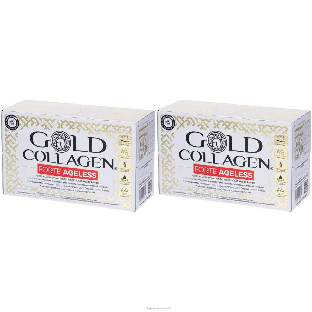 Acquista Online gold collagen forte ageless flaconcini set da 2 2x500 ml soluzione ora e Cerca il miglior prezzo