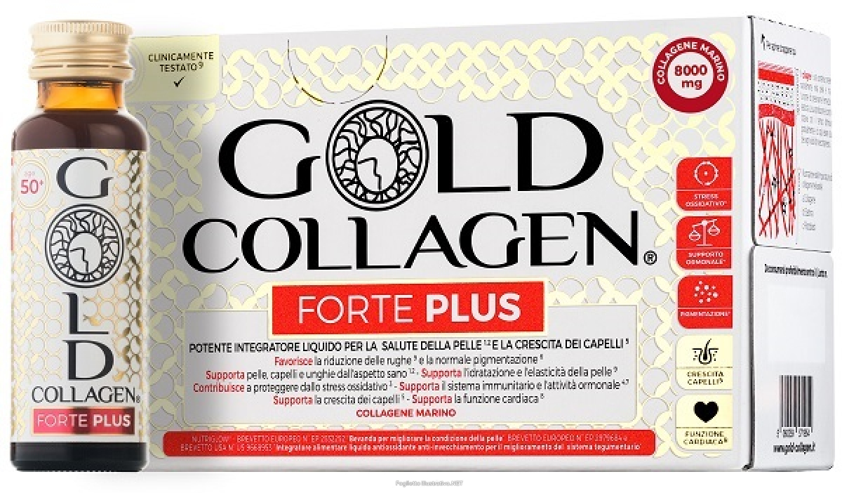 Acquista Online gold collagen forte plus 10 flaconcini da 5 ml e Cerca il miglior prezzo