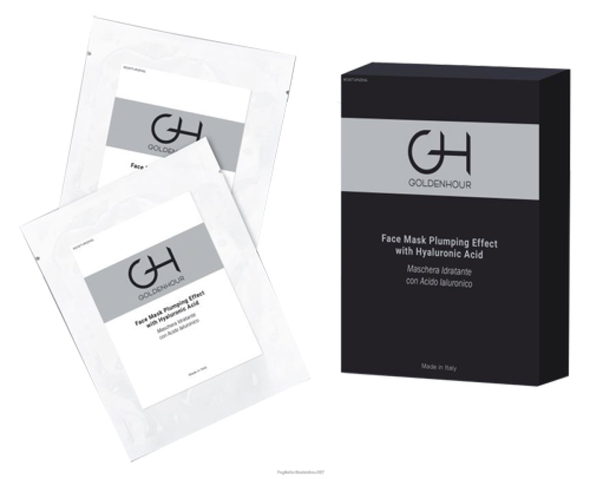 Acquista Online goldenhour face mask plumping effect hyaluronic acid 15 ml e Cerca il miglior prezzo
