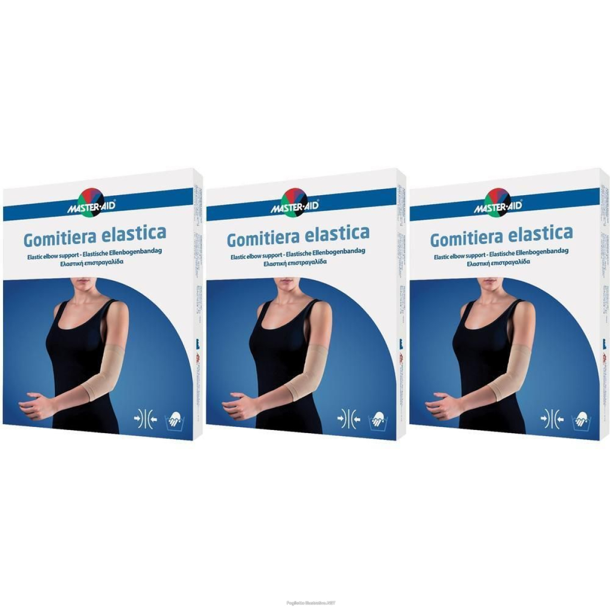 Acquista Online Gomitiera Elastica Master-Aid Sport Taglia 2 24/28 cm 3x1 Pezzi Bendaggio/ e Cerca il miglior prezzo