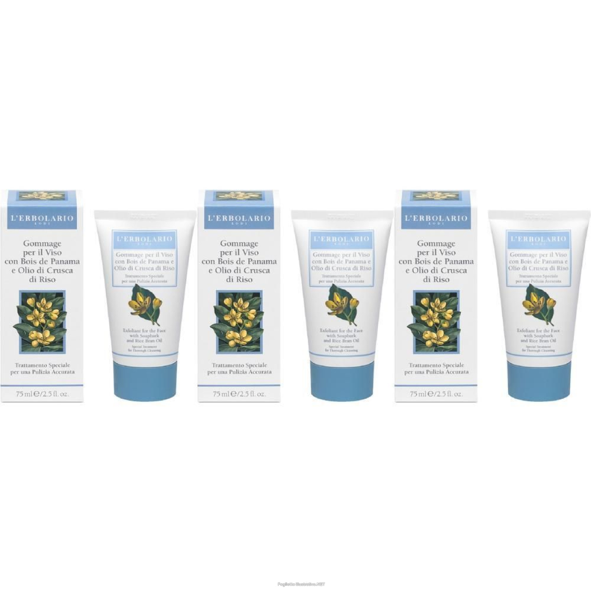Acquista Online gommage viso bois de panama e olio di crusca riso 75 ml 3x75 ml gel e Cerca il miglior prezzo