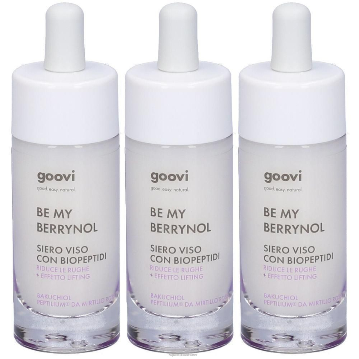 Acquista Online goovi be my berrynol siero viso con biopeptidi 3x30 ml e Cerca il miglior prezzo