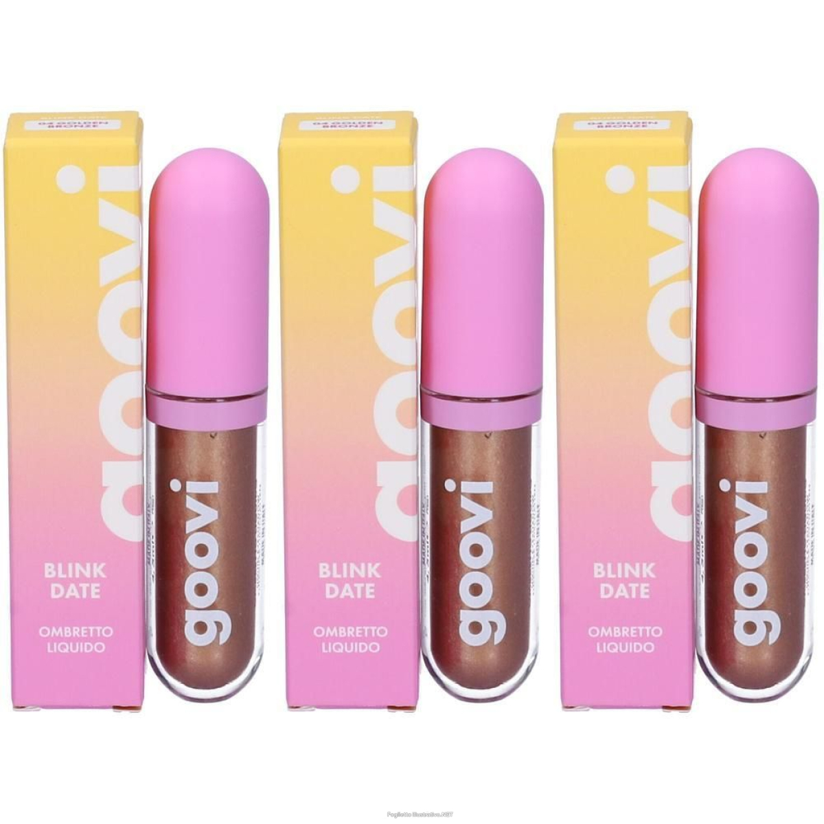 Acquista Online goovi blink date ombretto liquido tonalità 04 golden bronze 4,5 ml e Cerca il miglior prezzo