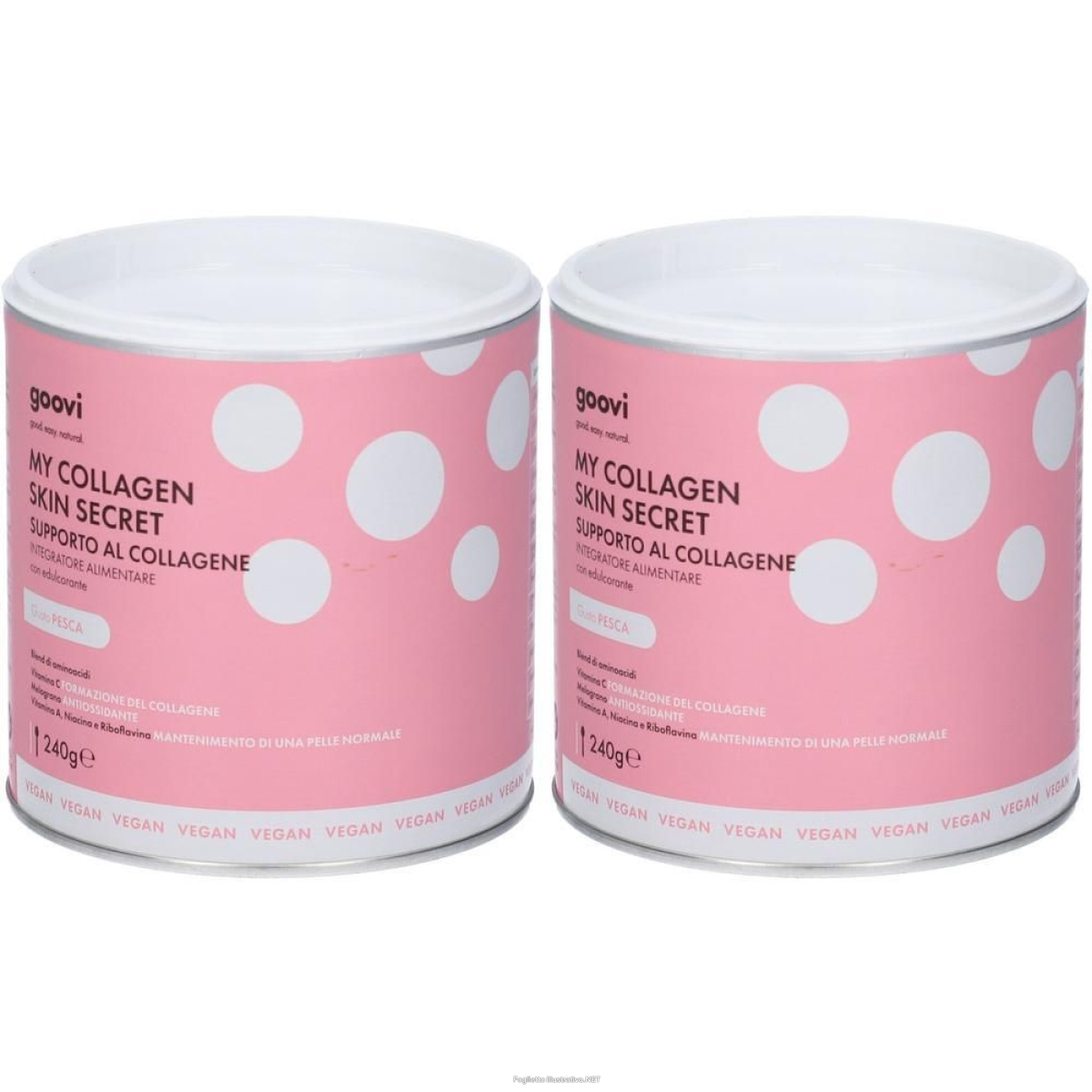 Acquista Online goovi collagene vegetale 240 g 2x240 g e Cerca il miglior prezzo