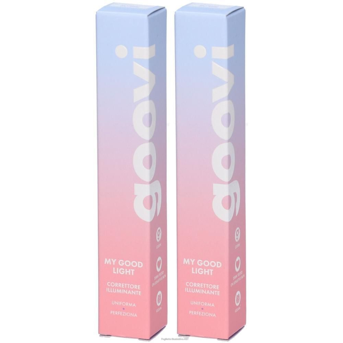 Acquista Online goovi correttore illuminante my good light tonalità 02 2x7 ml e Cerca il miglior prezzo