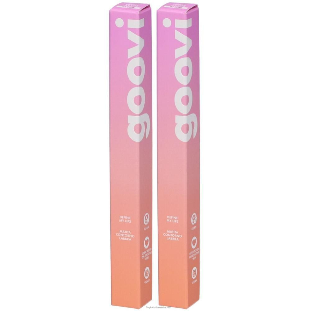 Acquista Online goovi define my lips matita labbra colore 02 rose 2x1 st e Cerca il miglior prezzo