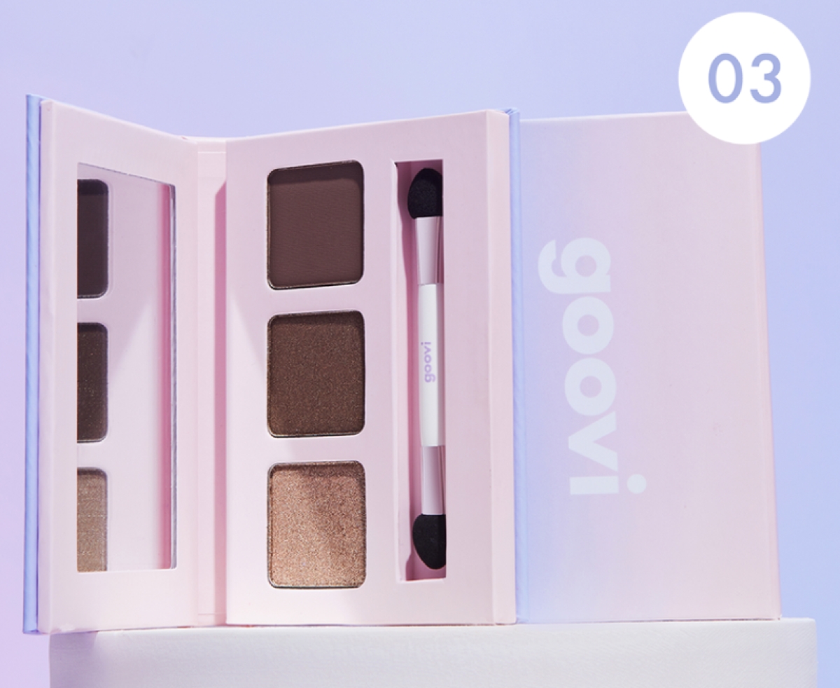Acquista Online Goovi Easy On Me Palette Ombretti 3 Colori - 03 Glamour On The Go 3 g e Cerca il miglior prezzo