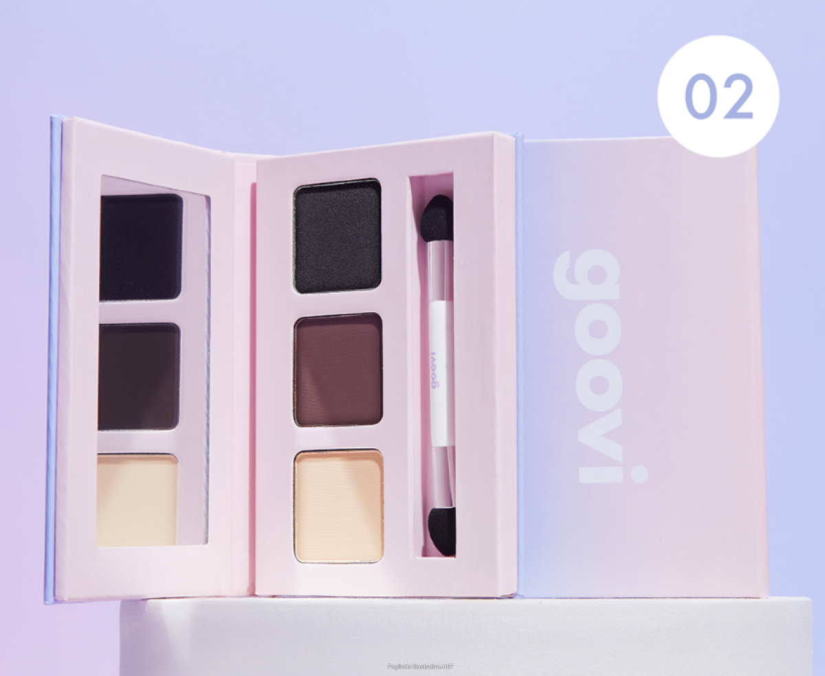 Acquista Online Goovi Easy On Me Palette Ombretti 3 Colori Tonalità 02 1 Pezzo Make Up e Cerca il miglior prezzo