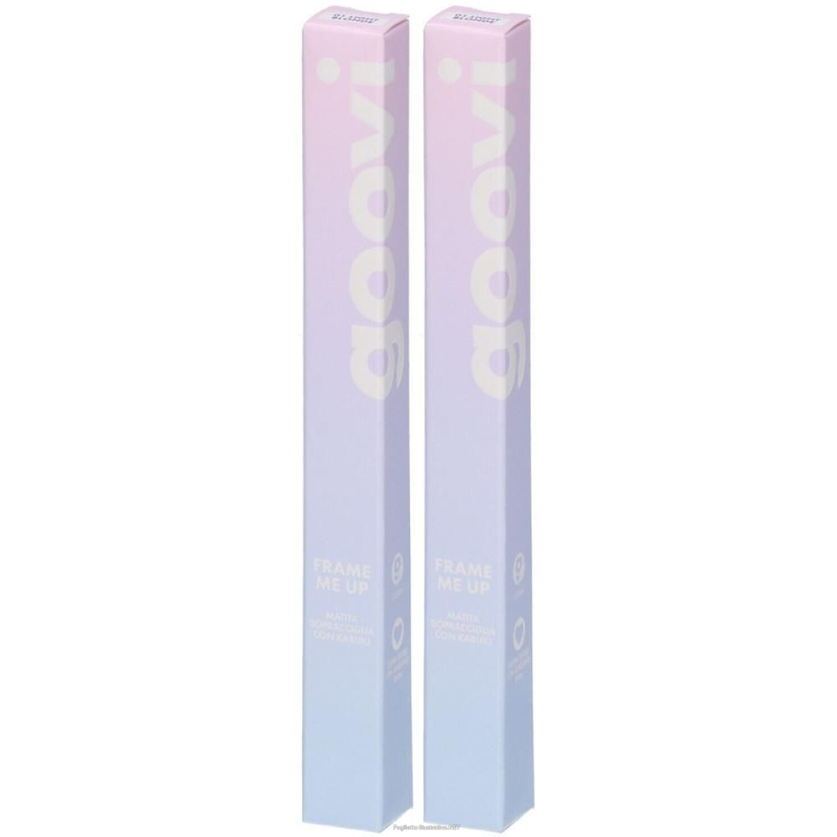 Acquista Online goovi frame me up matita sopracciglia con kabuki colore 01 light blond e Cerca il miglior prezzo