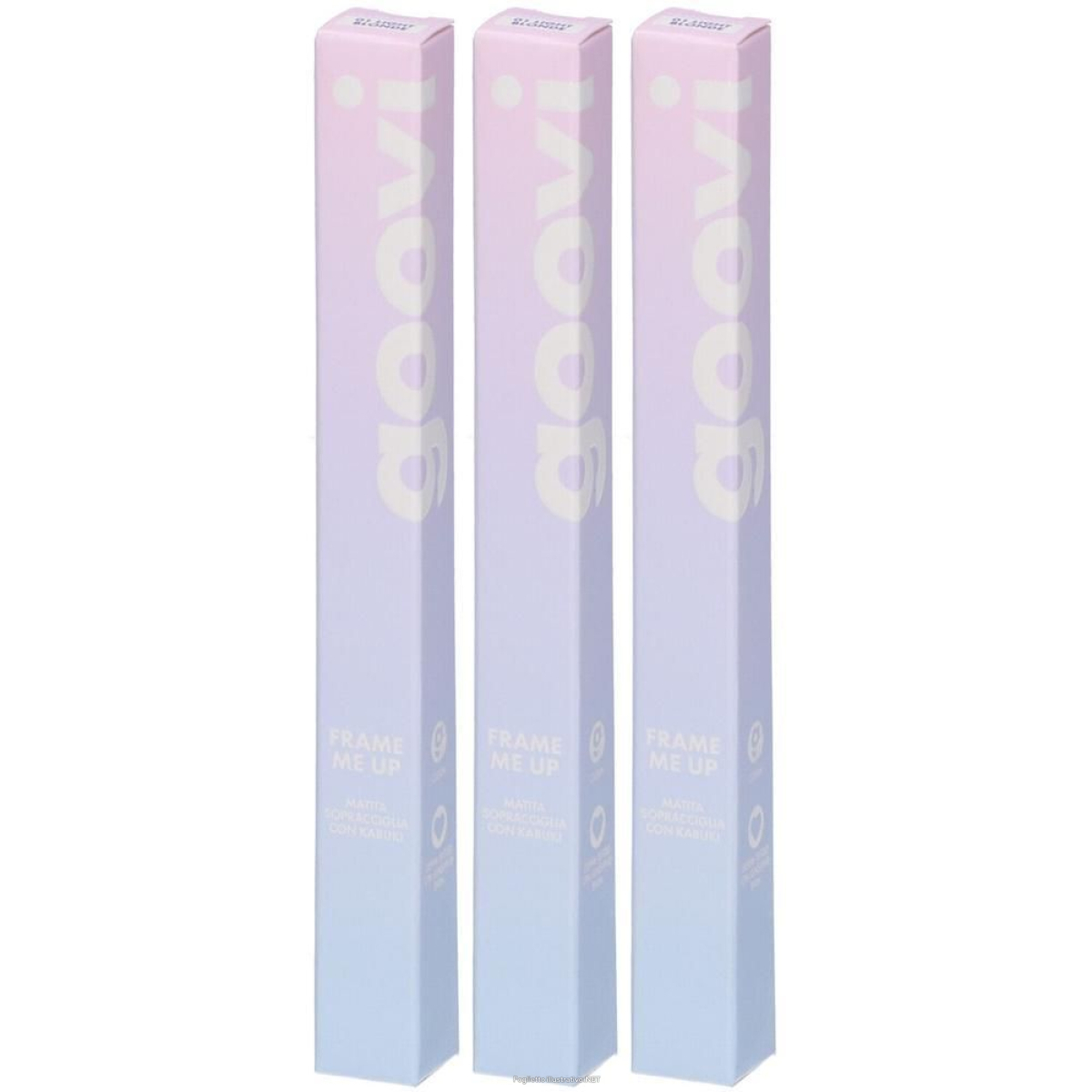 Acquista Online goovi frame me up matita sopracciglia con kabuki colore 01 light blond e Cerca il miglior prezzo