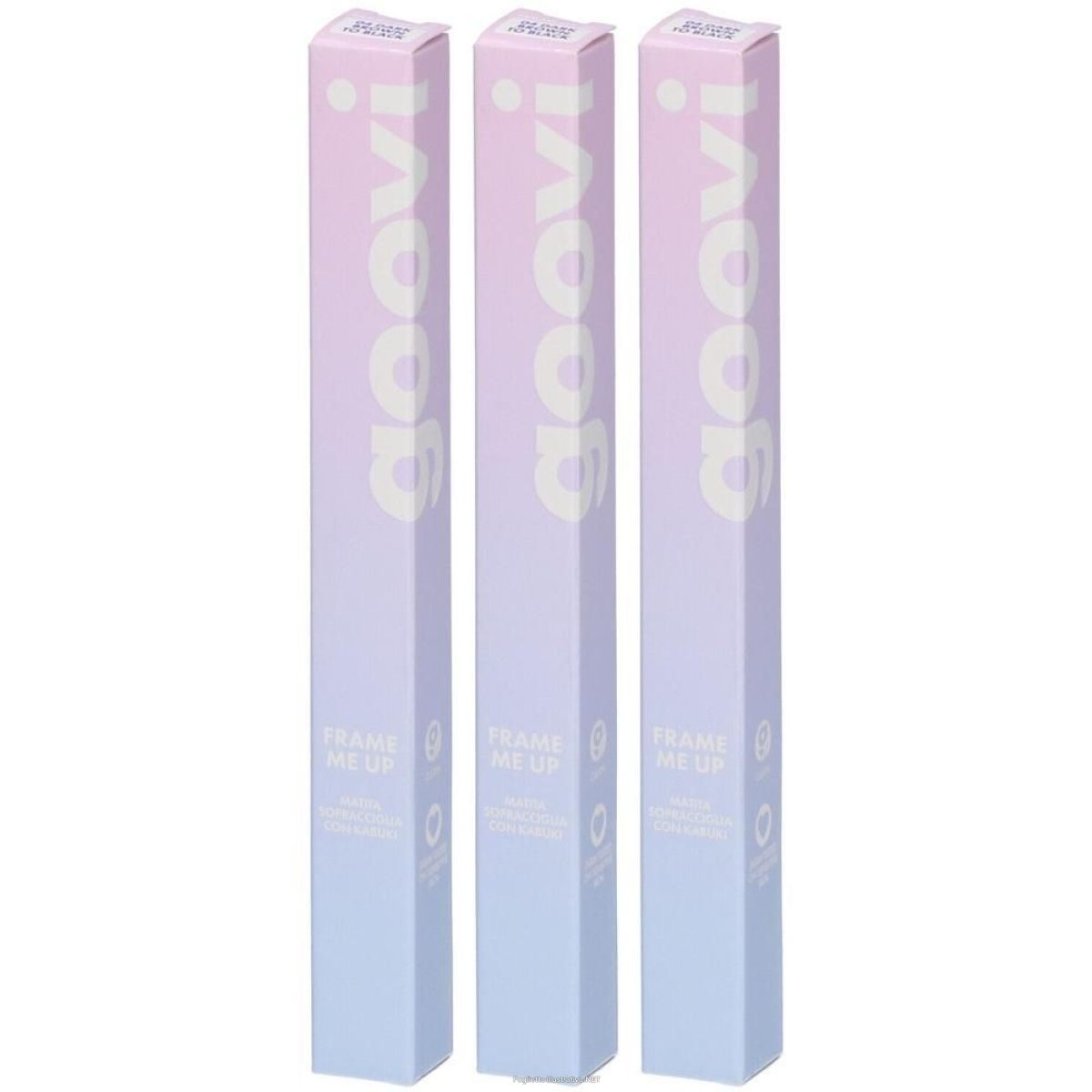 Acquista Online goovi frame me up matita sopracciglia con kabuki colore 04 dark brown e Cerca il miglior prezzo