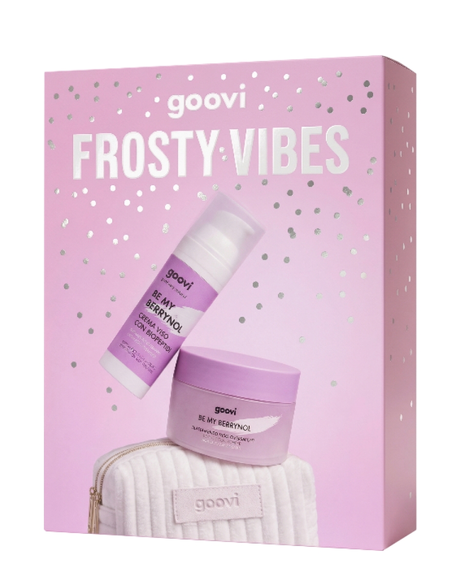 Acquista Online Goovi frosty vibes cofanetto con be my berrynol crema viso con biopeptidi 50 ml + be my berrynol trattamento viso overnight con biopeptidi 50 ml e Cerca il miglior prezzo