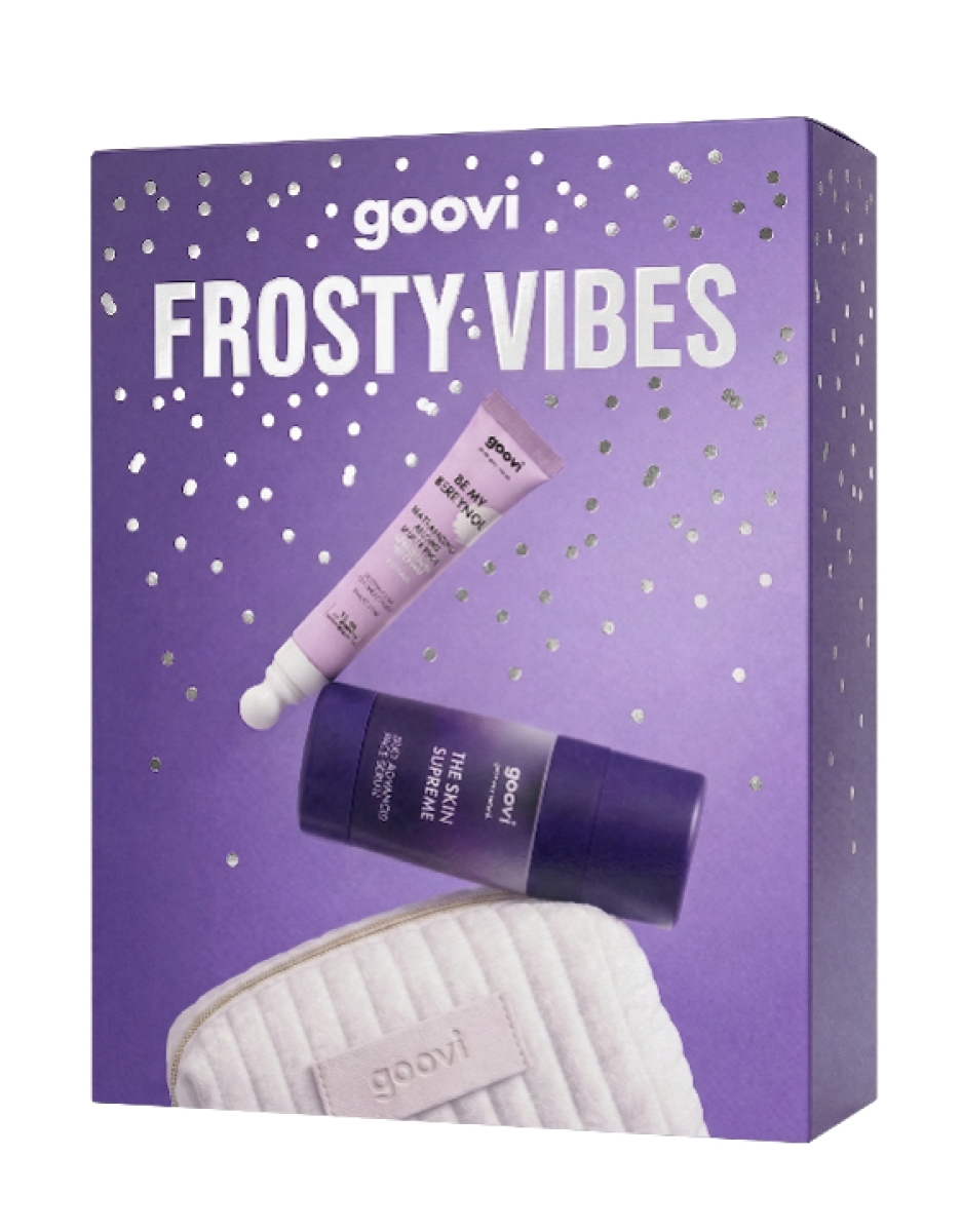 Acquista Online Goovi frosty vibes cofanetto con the skin supreme siero viso duo advanced + be my berrynol trattamento rughe multi spot 15 ml e Cerca il miglior prezzo