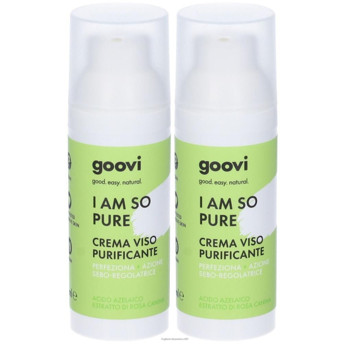 Acquista Online goovi i am so pure crema viso purificante 2x50 ml e Cerca il miglior prezzo