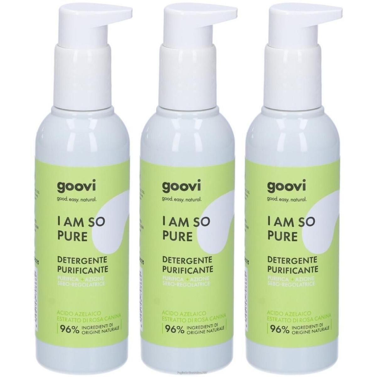 Acquista Online goovi i am so pure detergente viso purificante 3x140 ml e Cerca il miglior prezzo