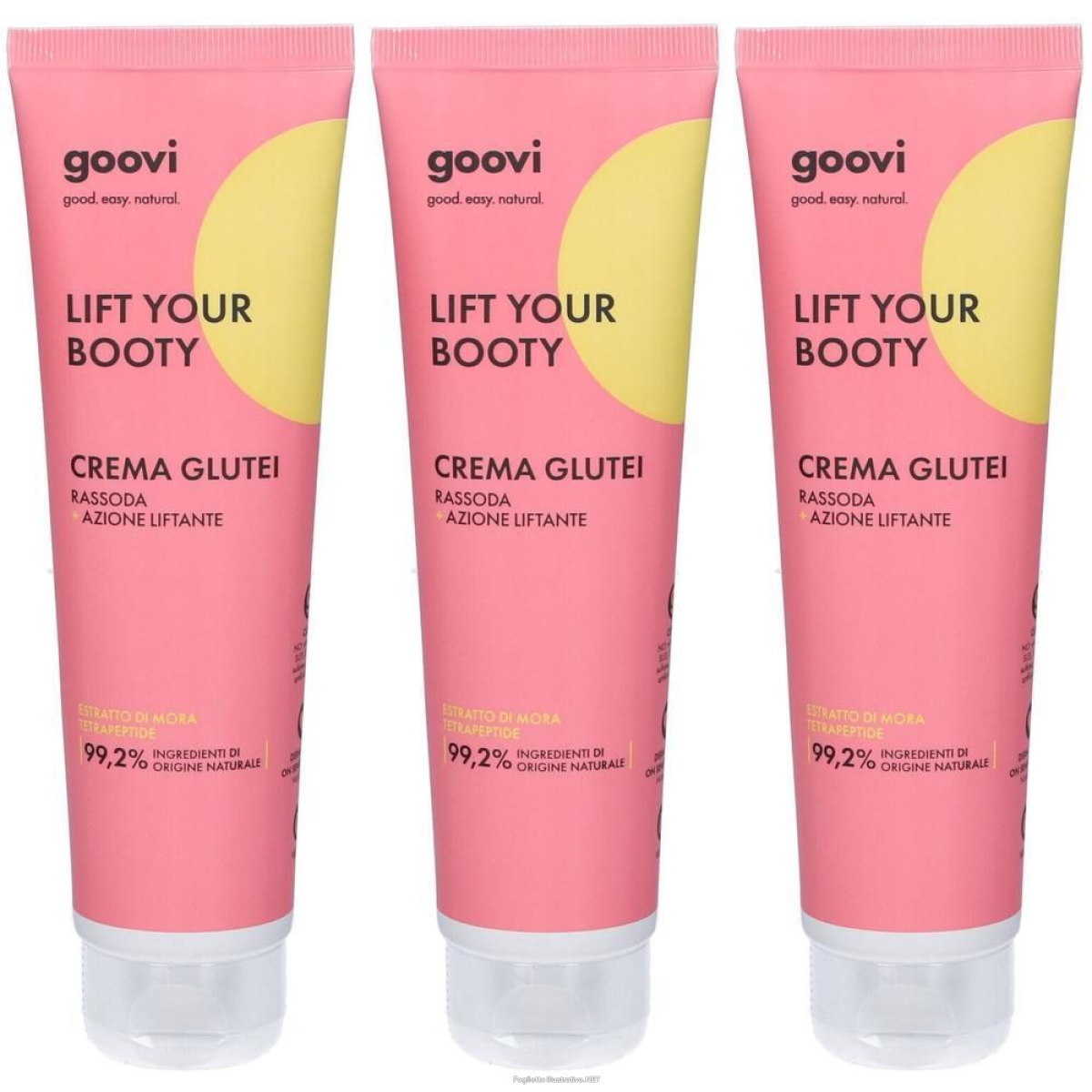 Acquista Online goovi lift your booty crema rassodante glutei 3x150 ml e Cerca il miglior prezzo