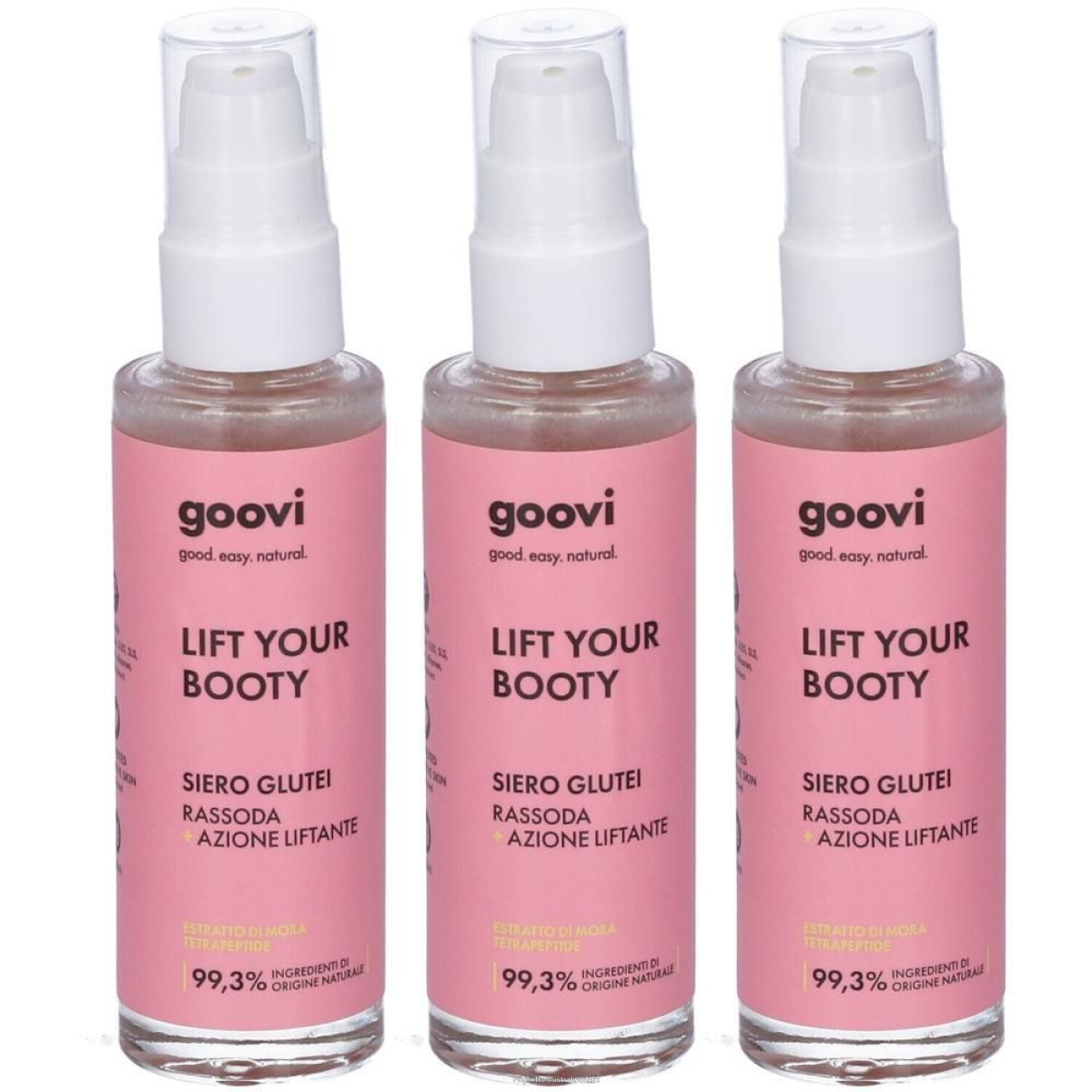 Acquista Online goovi lift your booty siero rassodante glutei 3x50 ml e Cerca il miglior prezzo