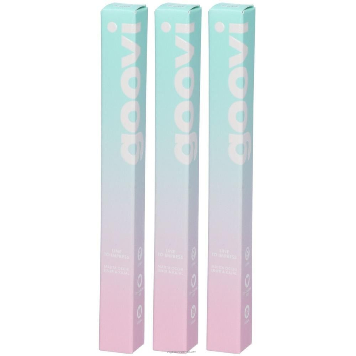 Acquista Online goovi line to impress matita occhi liner & kajal colore 01 black 3x1 s e Cerca il miglior prezzo