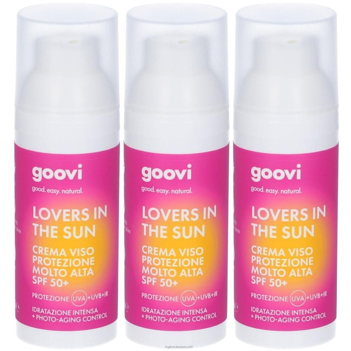 Acquista Online goovi lovers in the sun crema solare viso protezione molto alta spf50+ e Cerca il miglior prezzo