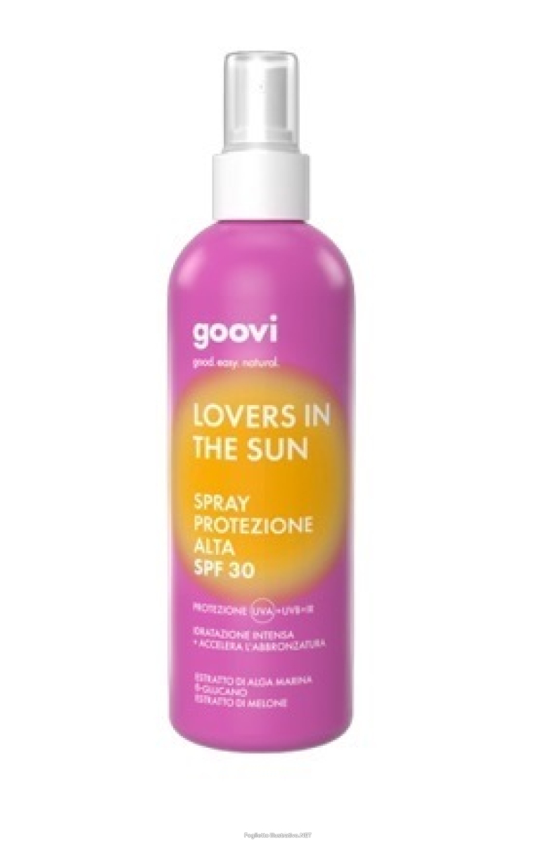 Acquista Online goovi lovers in the sun spf 30 200 ml spray latte solare protezione alta corpo e Cerca il miglior prezzo