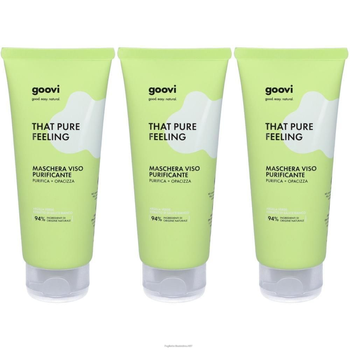 Acquista Online goovi maschera viso purificante 3x1 st e Cerca il miglior prezzo
