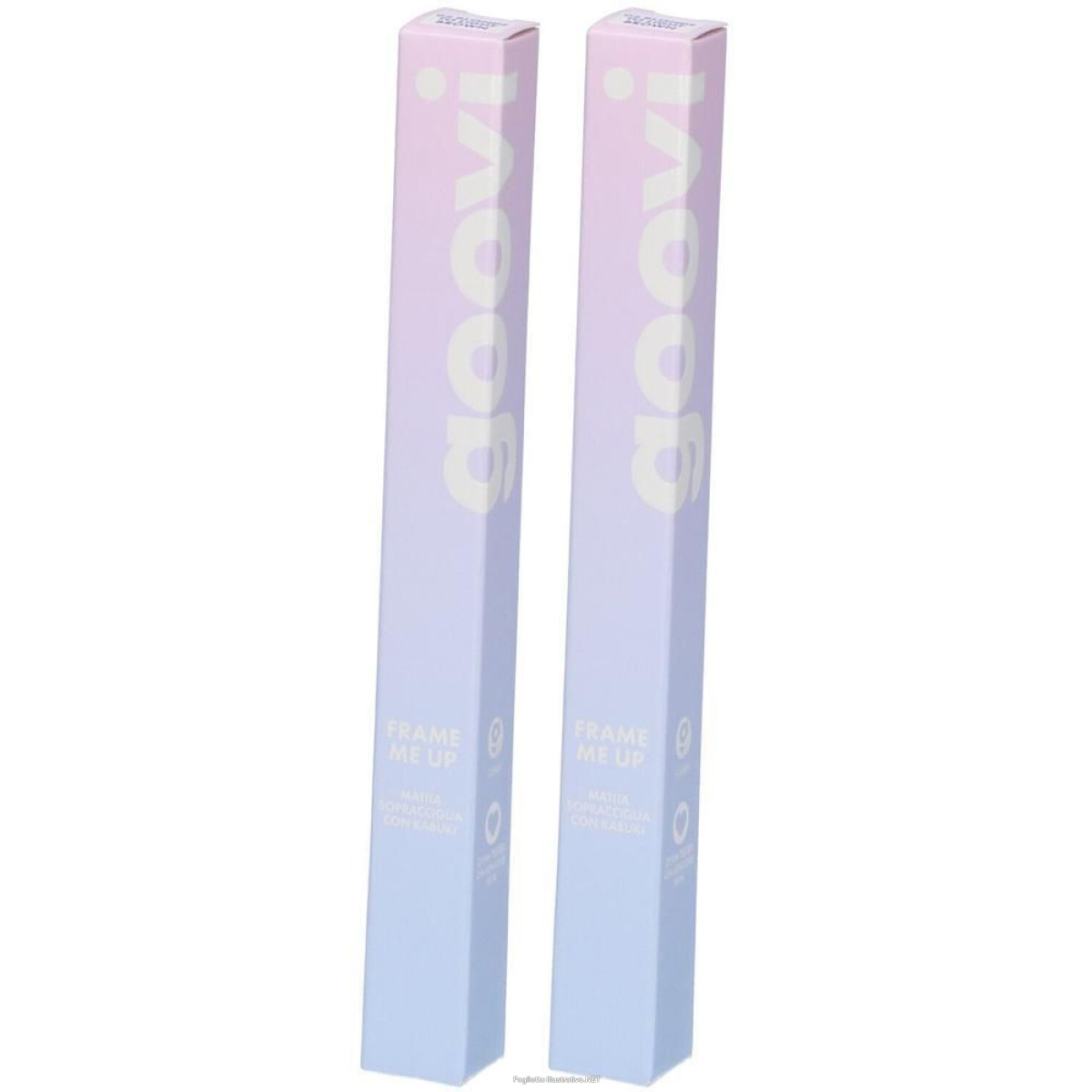 Acquista Online goovi matita sopracciglia con kabuki tonalità 02 blonde to light brown e Cerca il miglior prezzo