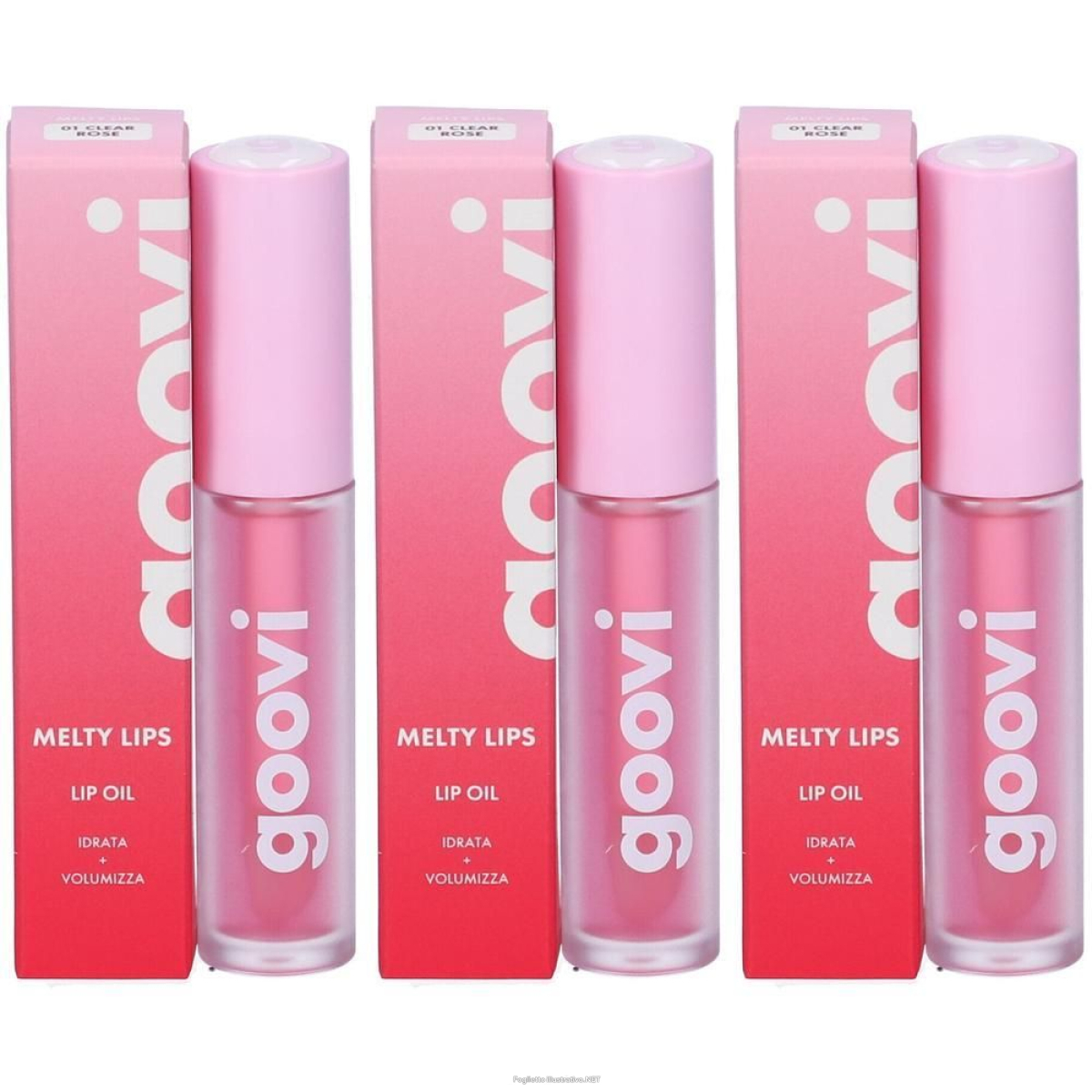 Acquista Online goovi melty lips olio labbra tonalità 01 clear rose 4 ml e Cerca il miglior prezzo