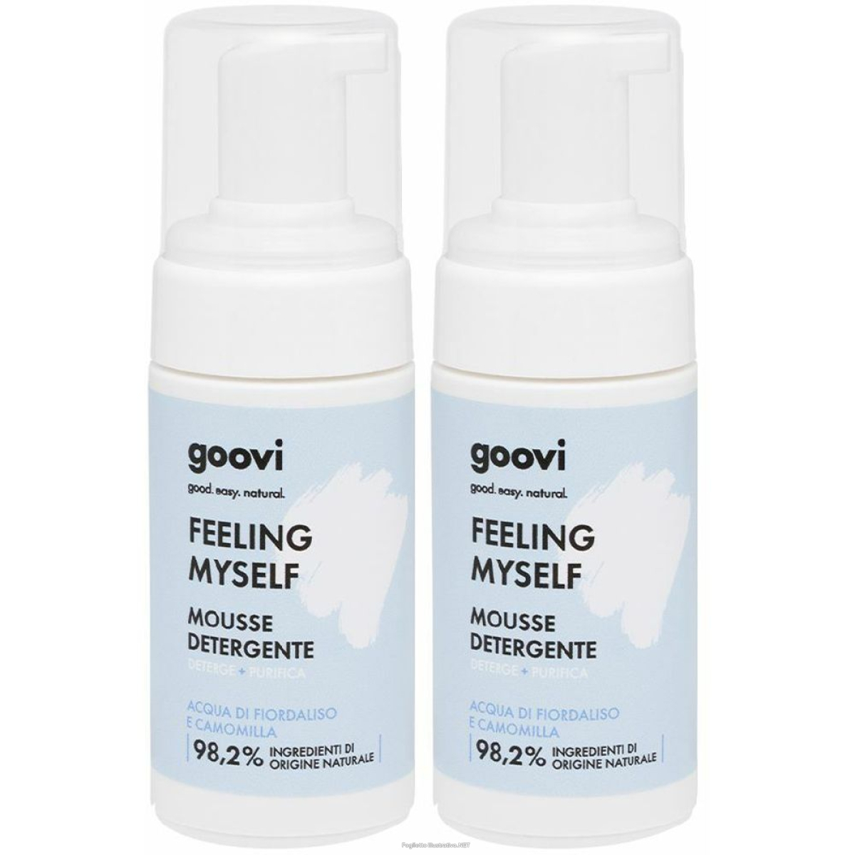 Acquista Online goovi mousse detergente feeling myself set da 2 2x100 ml e Cerca il miglior prezzo