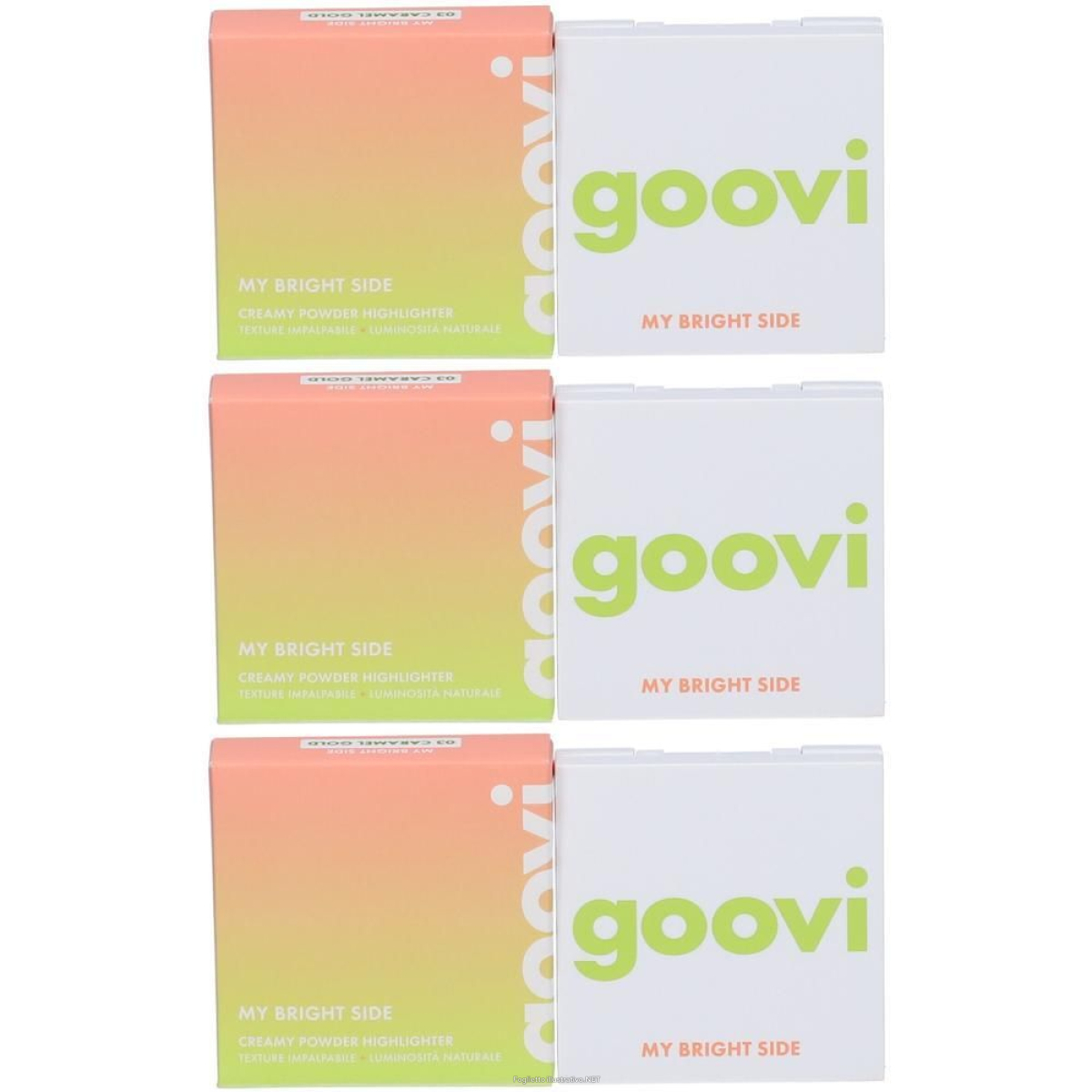 Acquista Online goovi my bright side illuminante colore 03 caramel gold 3x1 st e Cerca il miglior prezzo