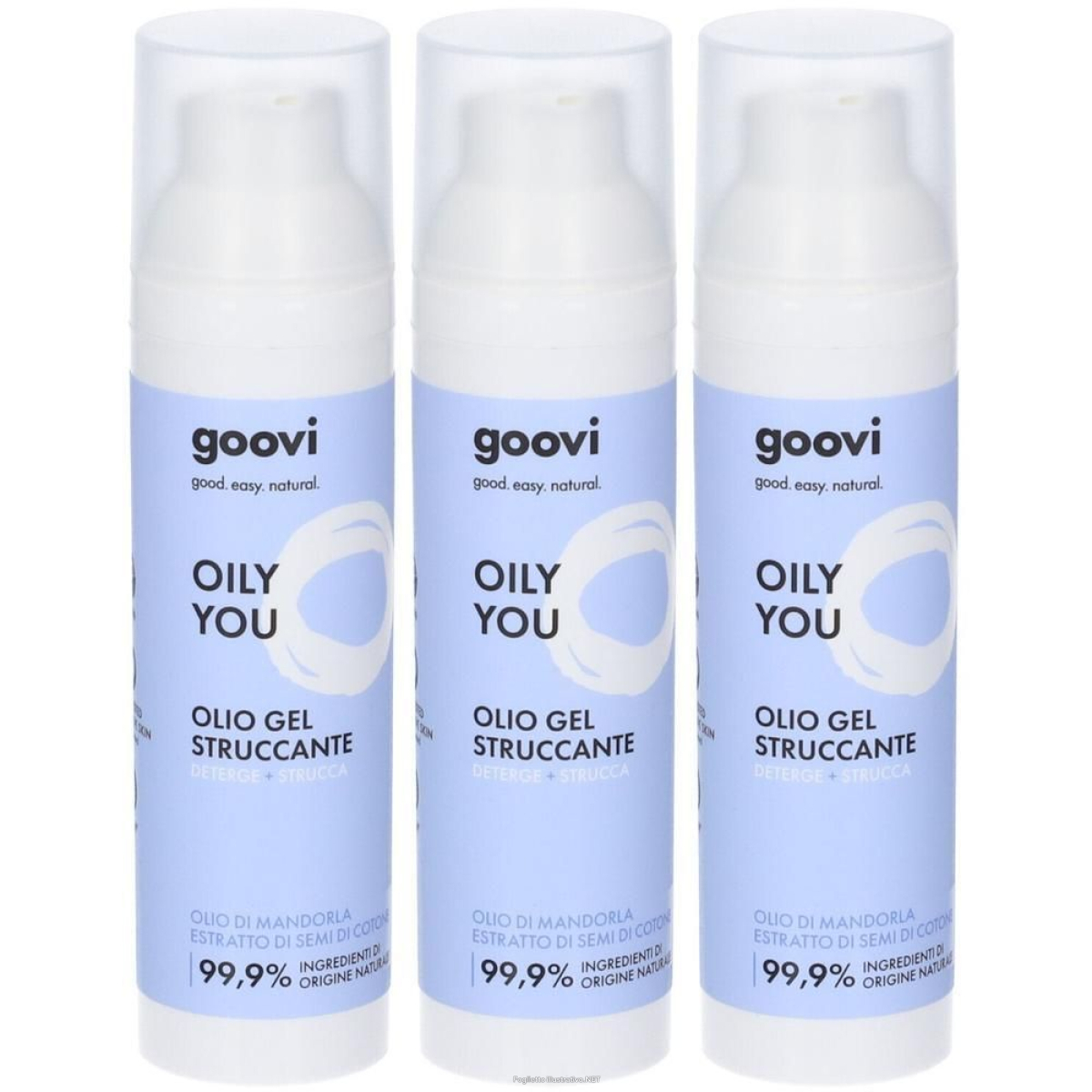 Acquista Online goovi oily you olio gel struccante 3x1 st e Cerca il miglior prezzo