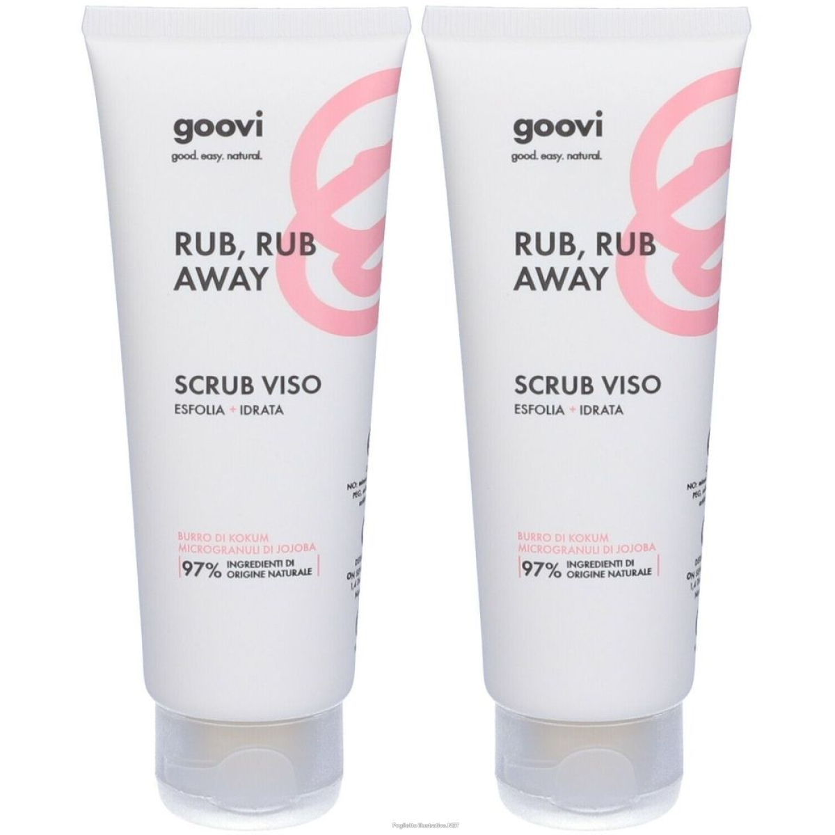 Acquista Online goovi rub, rub away scrub viso set da 2 2x75 ml crema e Cerca il miglior prezzo