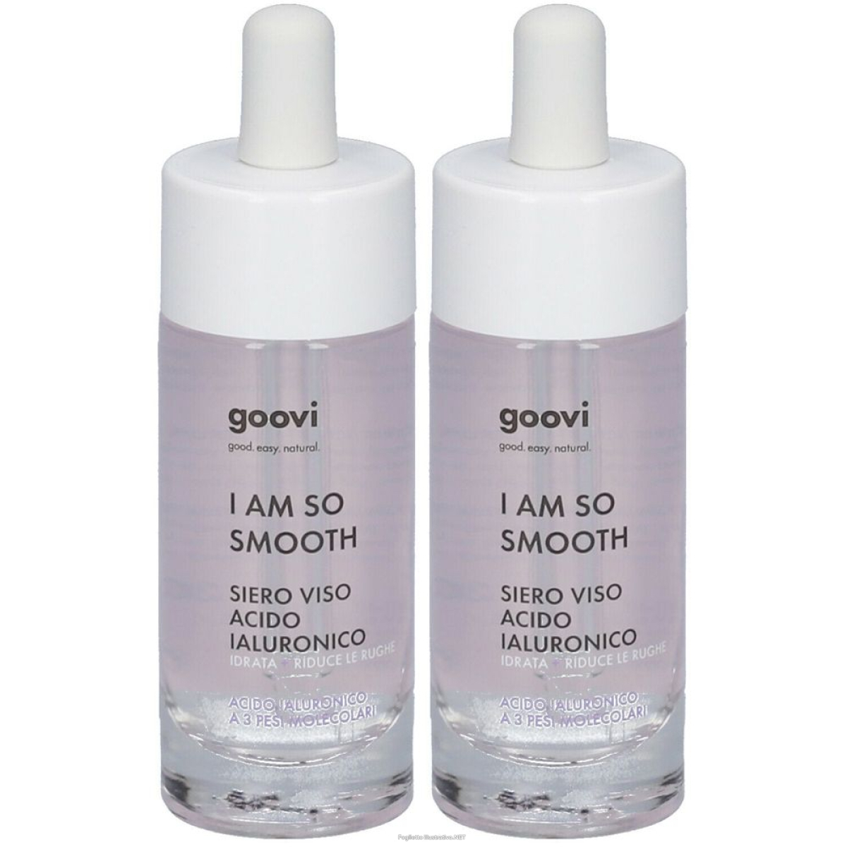 Acquista Online goovi siero viso acido ialuronico i am so smooth set da 2 2x1 pz e Cerca il miglior prezzo