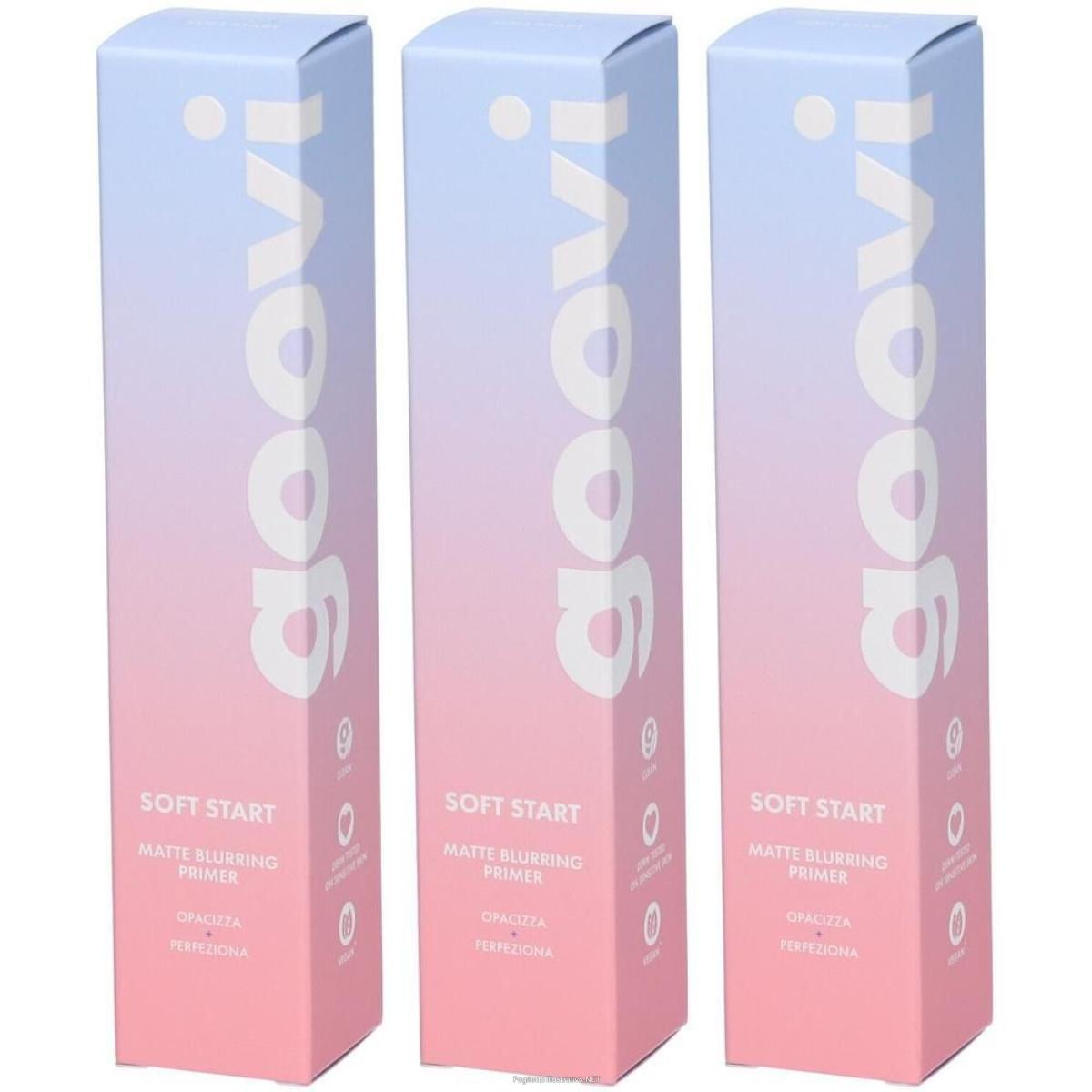 Acquista Online goovi soft start matte blurring primer 3x25 ml e Cerca il miglior prezzo