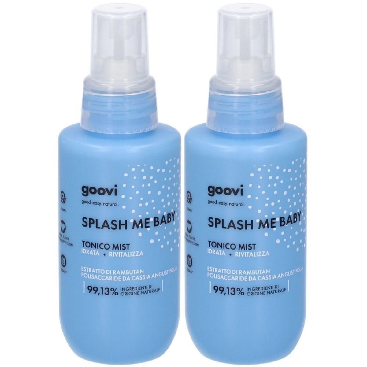 Acquista Online Goovi splash me baby tonico mist viso idratante 2x100 ml e Cerca il miglior prezzo