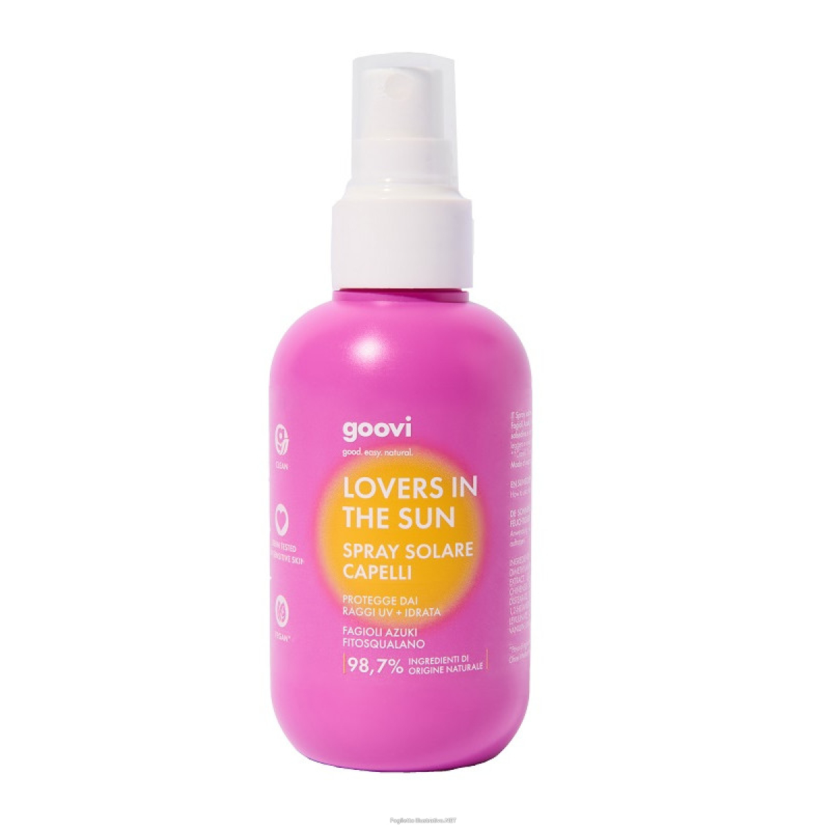 Acquista Online goovi spray solare capelli 150 ml – protezione solare naturale per capelli e Cerca il miglior prezzo