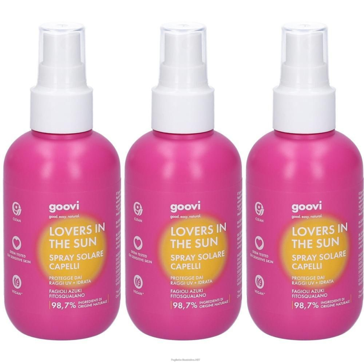 Acquista Online goovi spray solare capelli 3x150 ml e Cerca il miglior prezzo