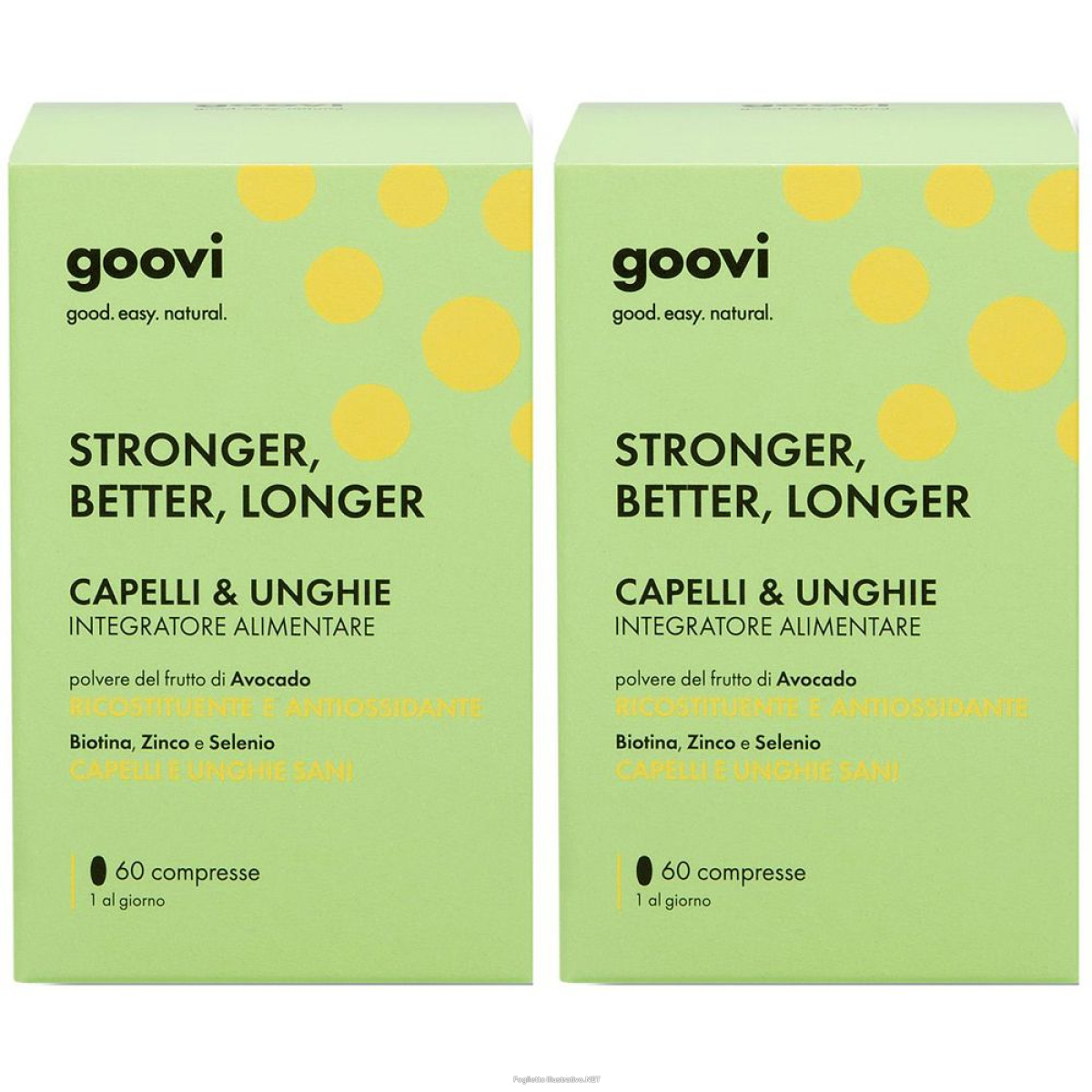 Acquista Online goovi stronger, better, longer integratore alimentare per capelli & un e Cerca il miglior prezzo