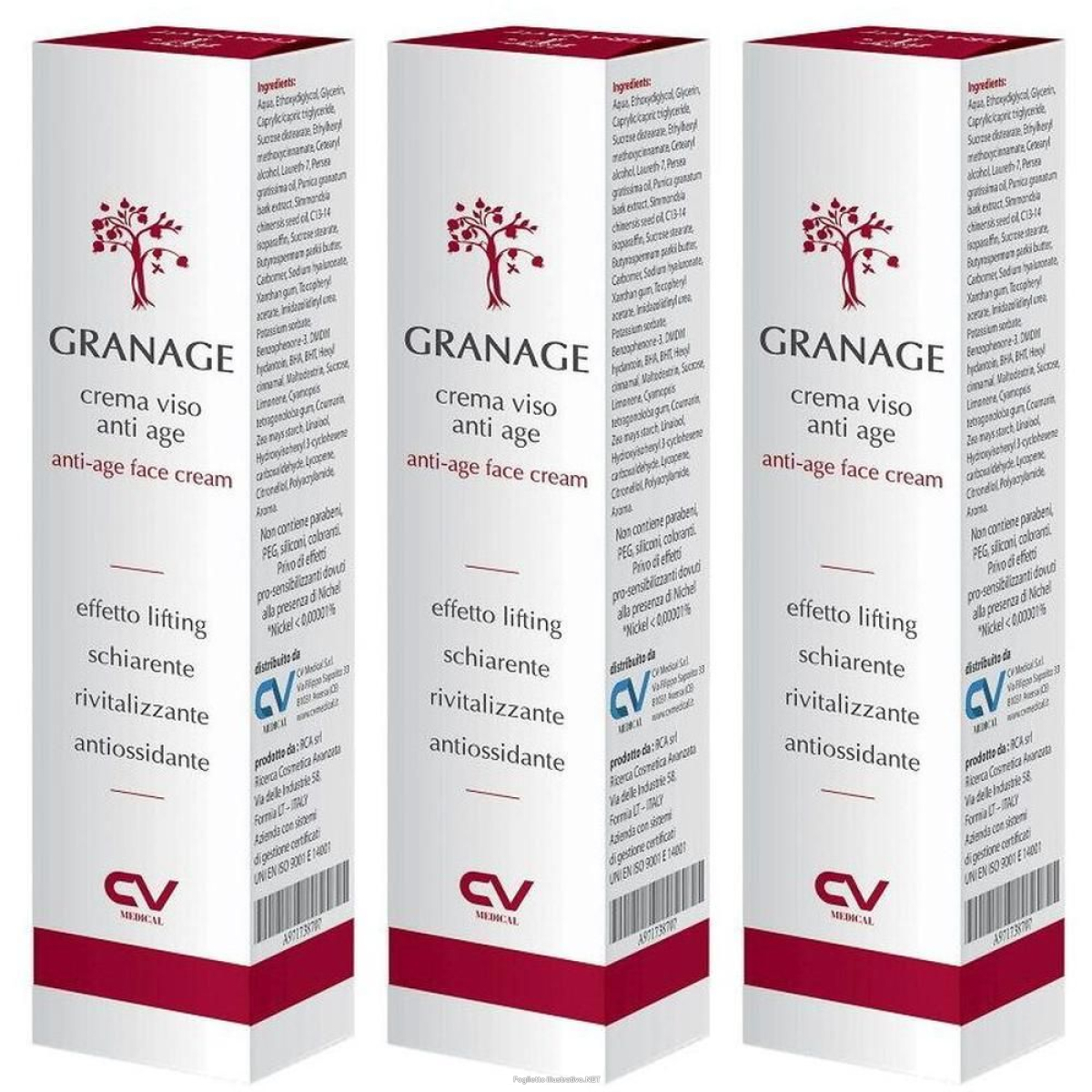 Acquista Online granage 50 ml 3x50 ml crema e Cerca il miglior prezzo