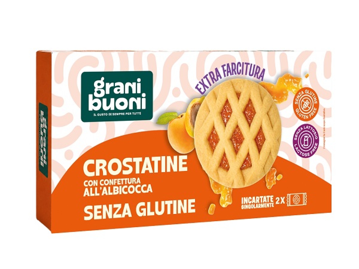 Acquista Online Granibuoni crostatine con confettura all'albicocca 2 pezzi 50 g e Cerca il miglior prezzo