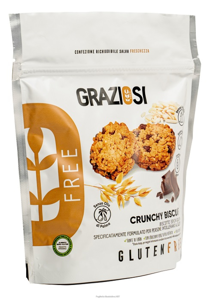 Acquista Online graziosi crunchy biscuits 180g e Cerca il miglior prezzo