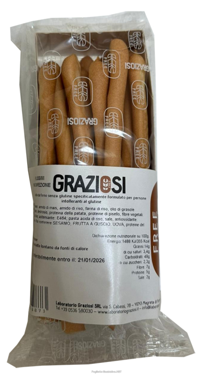 Acquista Online graziosi friabilissimi grissini senza glutine 120 grammi e Cerca il miglior prezzo