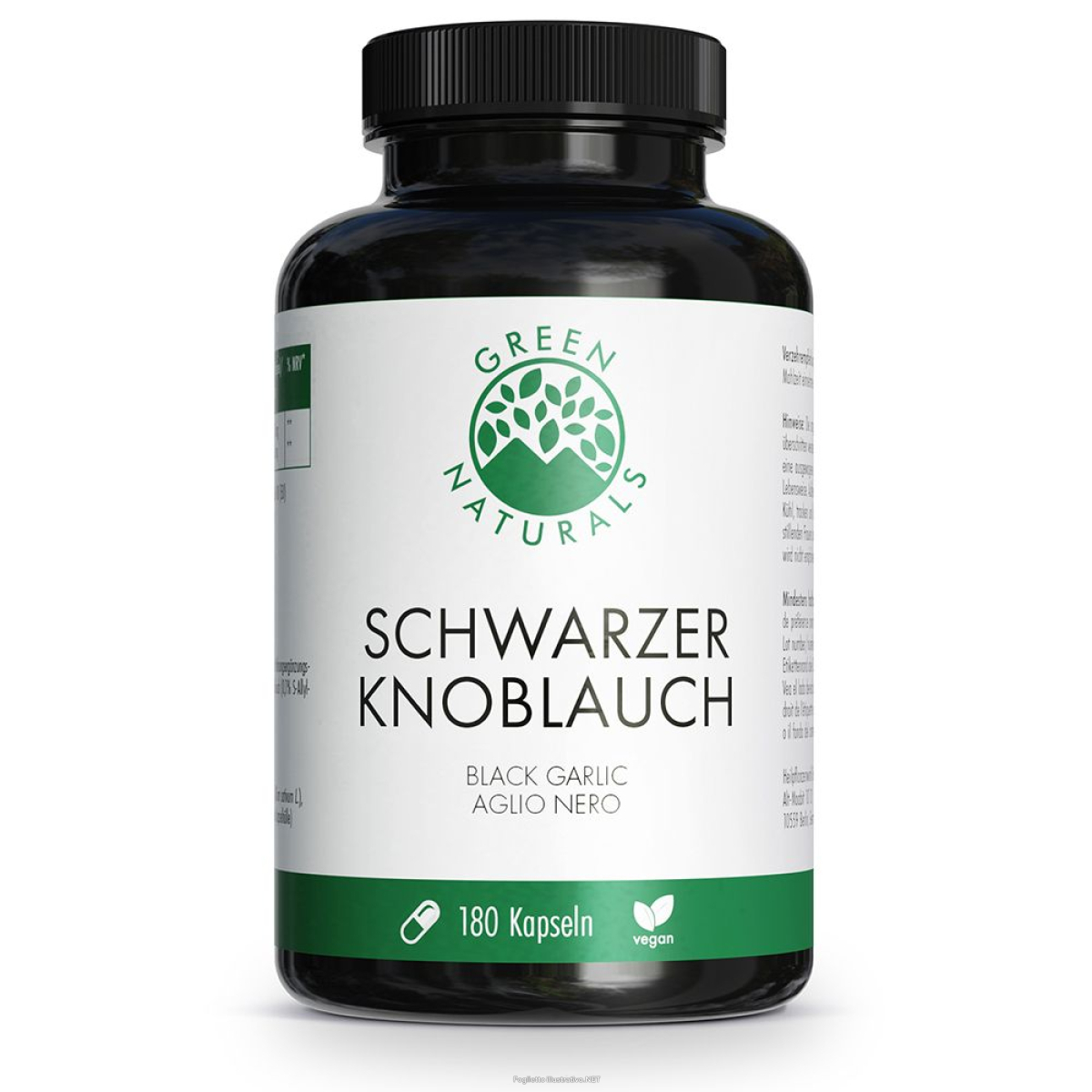 Acquista Online green naturals® aglio nero 750 mg vegano 180 pz capsule e Cerca il miglior prezzo