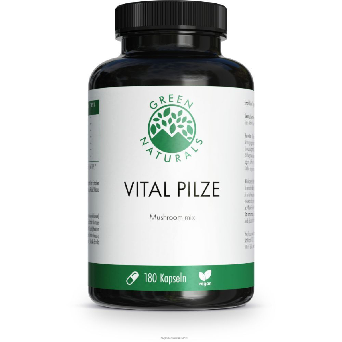 Acquista Online green naturals® funghi vitali vegano 180 pz capsule e Cerca il miglior prezzo