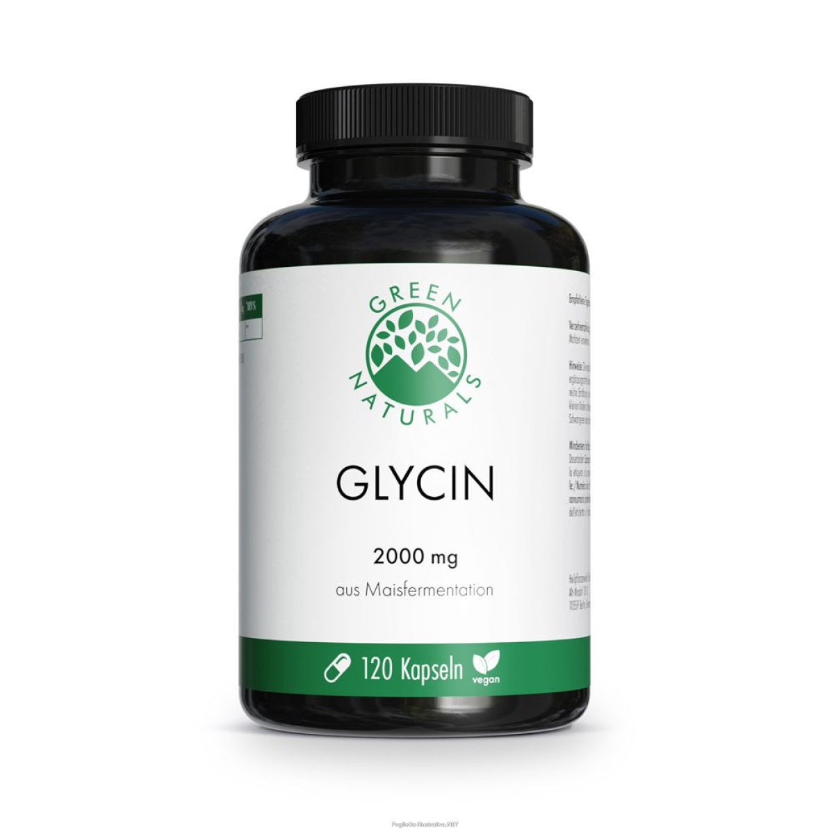 Acquista Online green naturals glycin 2000 mg vegan 120 pz capsule e Cerca il miglior prezzo