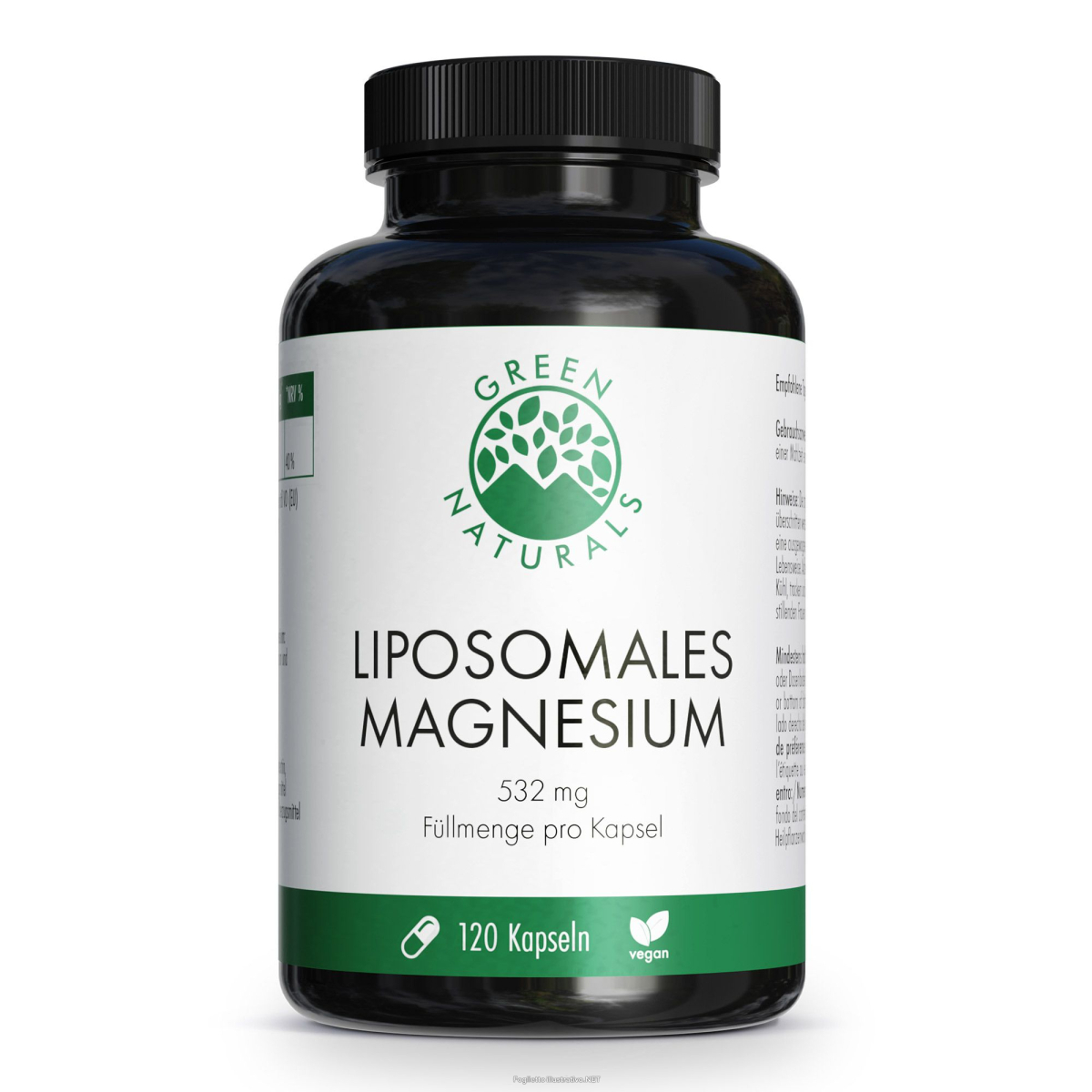 Acquista Online green naturals magnesium citrat liposomal hochdosiert vegan 120 pz cap e Cerca il miglior prezzo