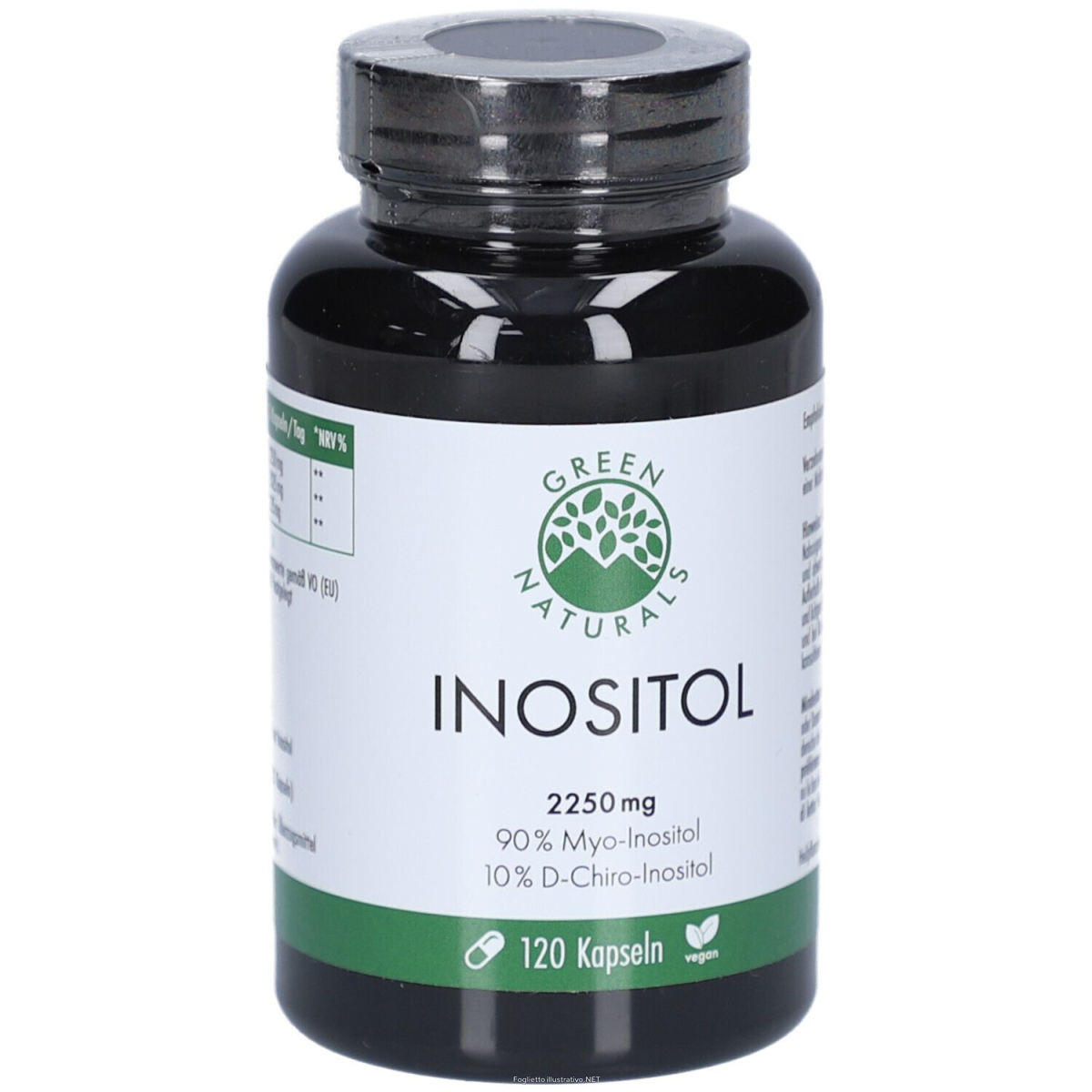 Acquista Online green naturals® myo-inositolo 2025mg + d-chiro 225mg 120 pz capsule e Cerca il miglior prezzo