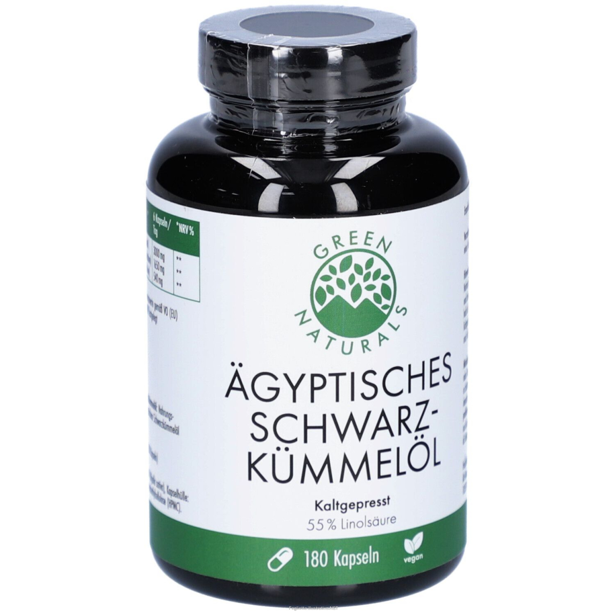 Acquista Online green naturals® olio di cumino nero egiziano vegano 180 pz capsule e Cerca il miglior prezzo