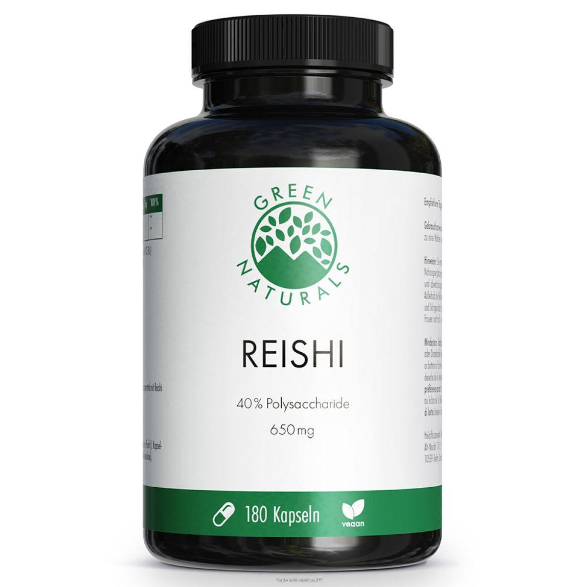 Acquista Online green naturals® reishi 650 mg ad alta concentrazione vegano 180 pz cap e Cerca il miglior prezzo