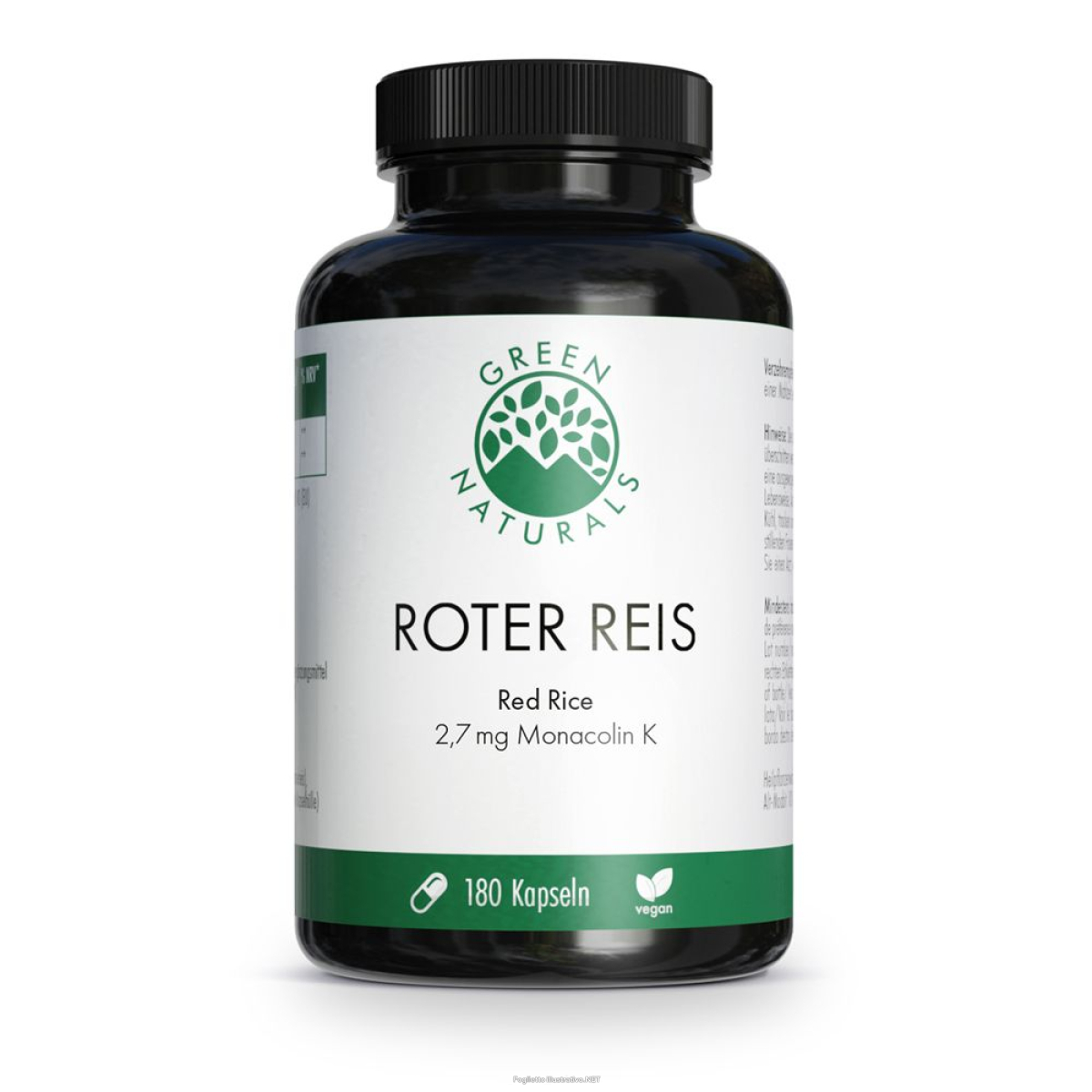 Acquista Online green naturals® riso rosso monacolina k vegano 180 pz capsule e Cerca il miglior prezzo