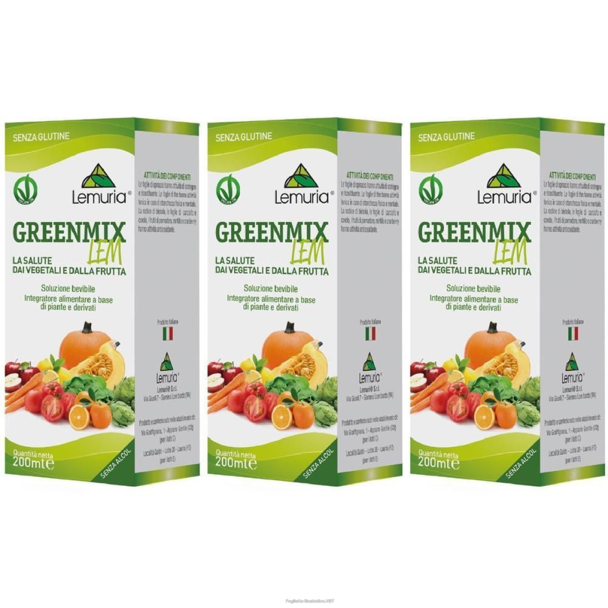 Acquista Online greenmixlem 3x200 ml soluzione orale e Cerca il miglior prezzo